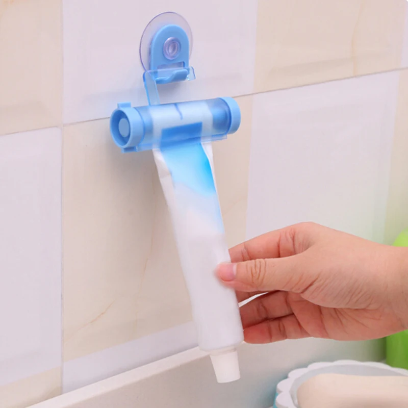 

Tube Sucker Holder Dental Cream Bathroom Accessories Manual Syringe Gun Dispenser Rolling Squeezer Toothpaste Dispenser