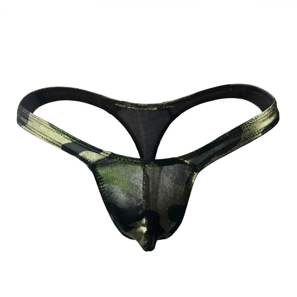 

Print Underpants Men's Fashion Sretch G-string T-back Micro Thong Briefs Underwear Man Sexy Underwear Ropa Interior Hombre