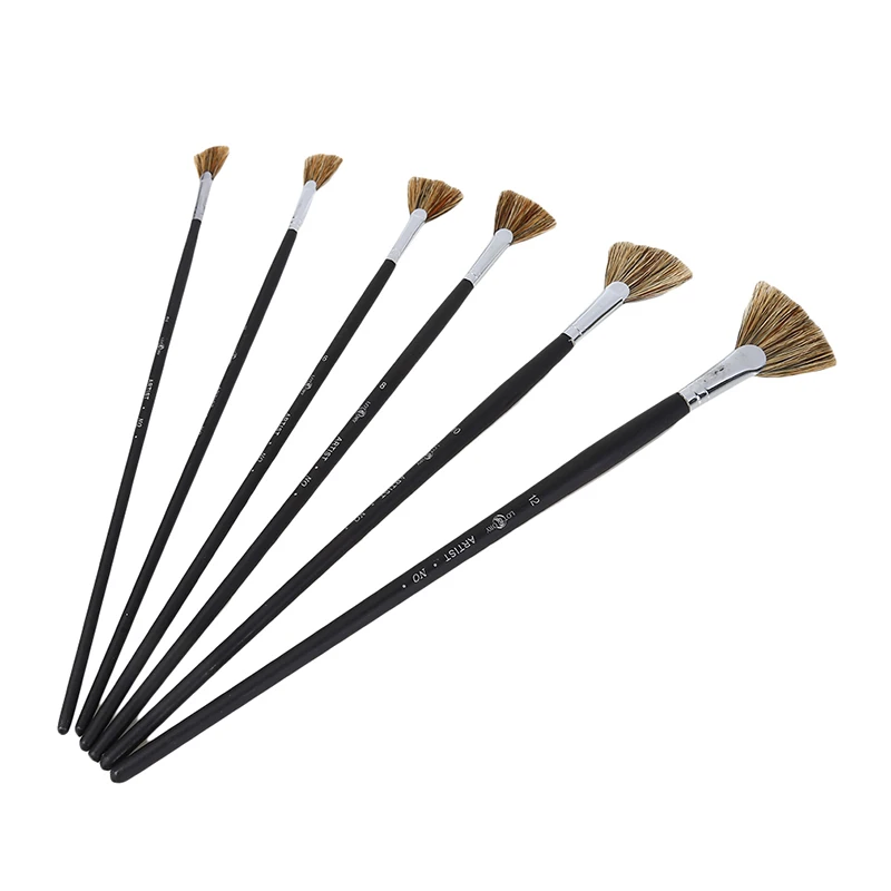 6 шт./компл. специальное предложение щетка с кабаном набор ручек Веерная форма