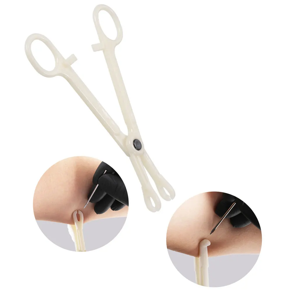 

47PCS/Set Professional Piercing Navel Tool Kit Stainless Steel Belly Ring Tongue Tragus Nipple Lip Eyebrow Nose Body Jewelry