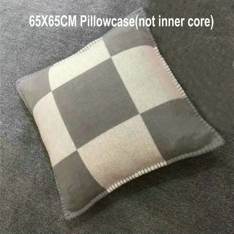 H кашемировый чехол для подушки модный винтажный флисовый клетчатый нордический