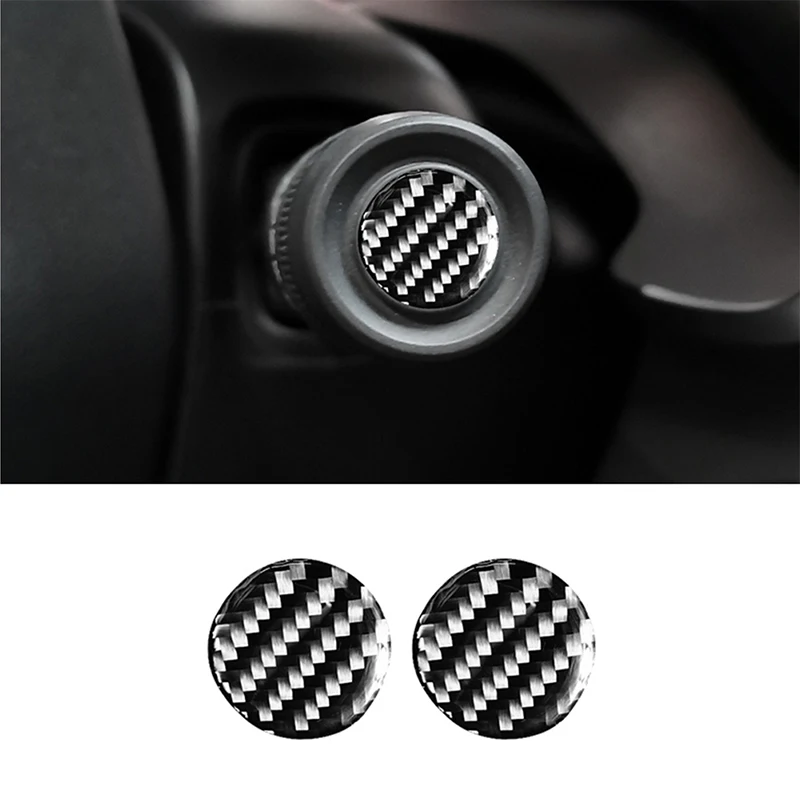 

YOLU Fit for Chevrolet Camaro 2017 2018 2019 Car door handle Door wrist Water coaster Warning key Carbon fiber sticker