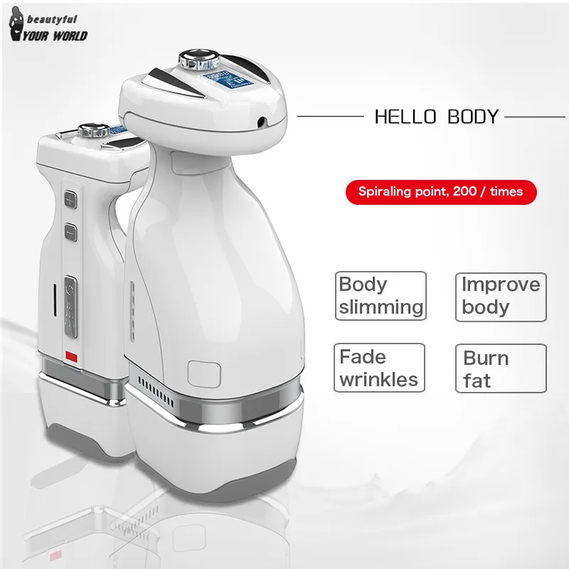 Beste Draagbare Hello Body Afslanken Apparaat Anti-Rimpel Cellulitis Gewichtsverlies Apparaat Gericht Rf Vet Verwijderen Machine Voor Thuisgebruik