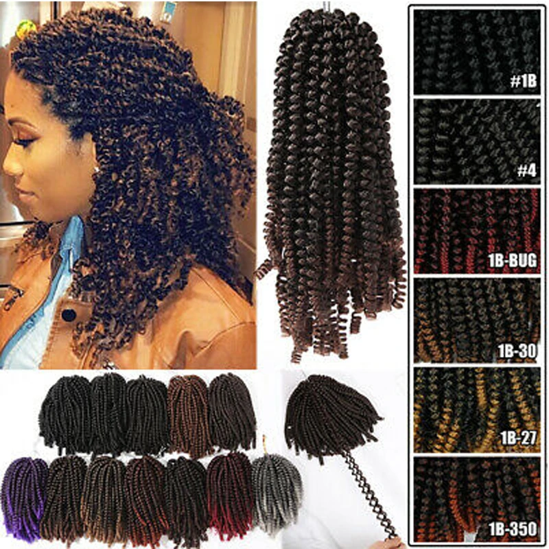 Верд вязание крючком коса волос 16 дюймов Омбре марли плетеная африканская