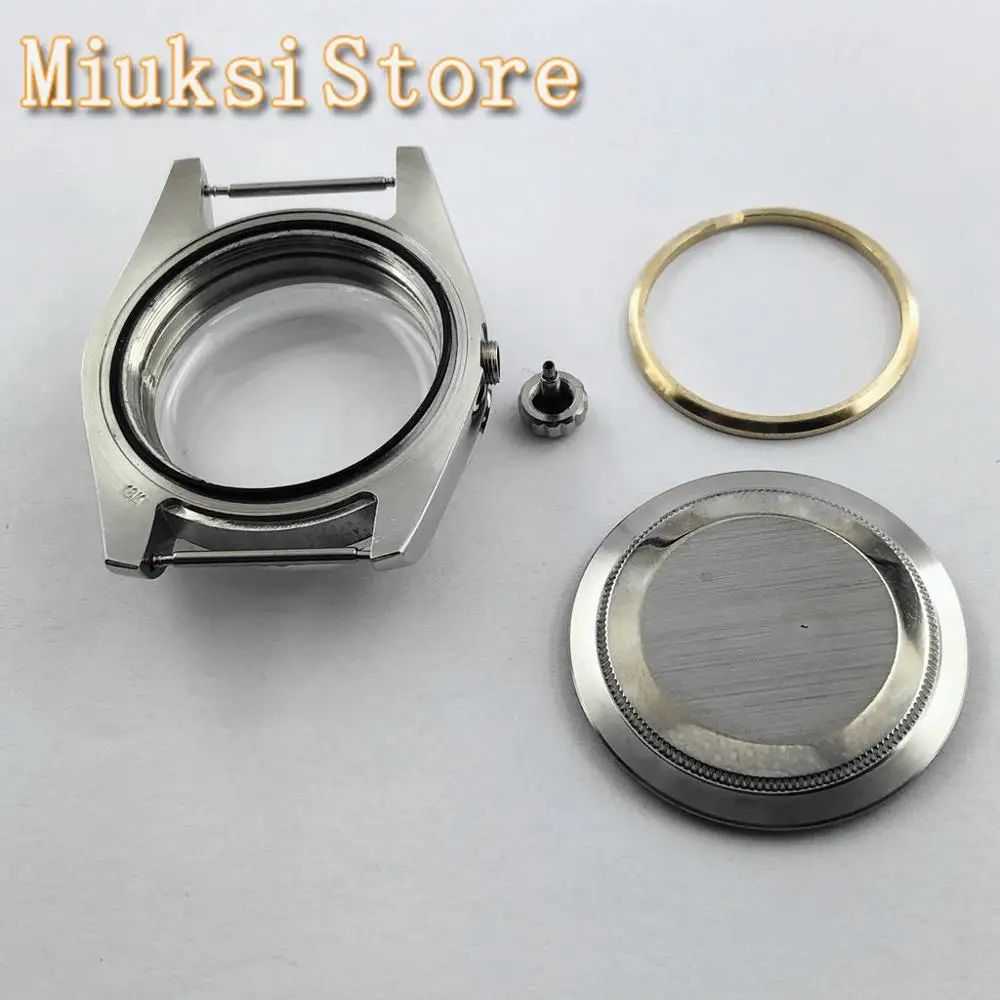 40 мм чехол для часов из стерильной серебристой нержавеющей стали подходит ETA 2836