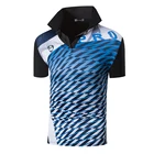 Мужская спортивная футболка-поло jeansian LSL280 Black2, футболка-поло с коротким рукавом для гольфа, тенниса, бадминтона