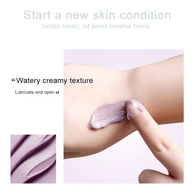 

Sleeping Mask Small Pudding Smear Mud Mask Oil Control Moisturizing Acne Blackhead Deep Cleansing Facial Treatment