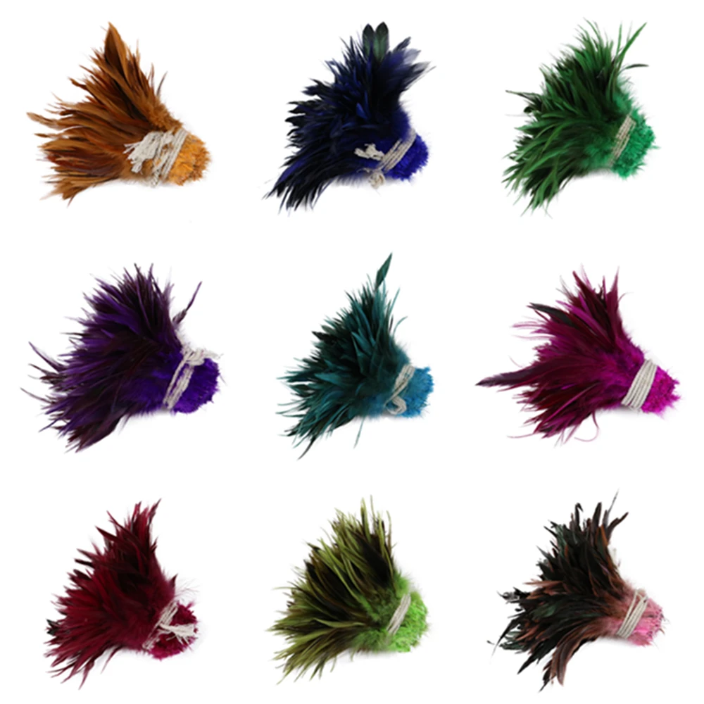 Оптовая продажа 1000 шт/пучок петушиное перо Настоящее куриное 10 15 см/4 6 дюймов для