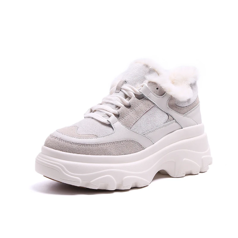 Bjakin теплые женские кроссовки коллекция 2020 года удобные для бега на меху цвет