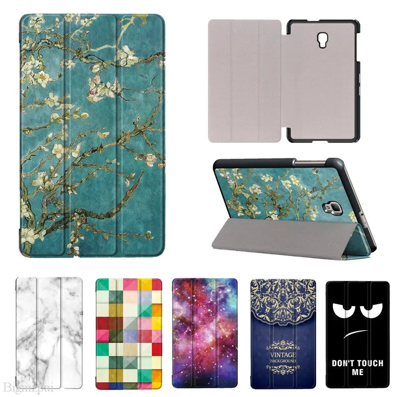 Новинка 2017 цветной чехол из искусственной кожи с 3D принтом для Samsung Galaxy Tab A 8 0 T380 T385