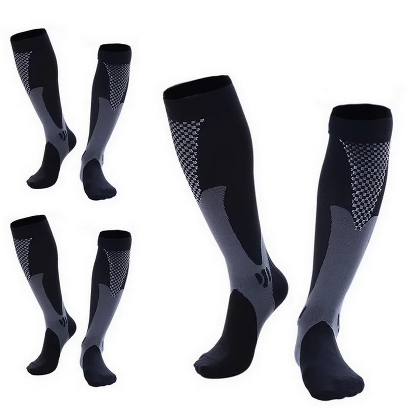 E384377A SFIT Компрессионные гольфы для бега Chaussette Футбол Баскетбол Велоспорт Homme носки для спорта на открытом воздухе мужские велосипедные носки - Цвет: E384377A