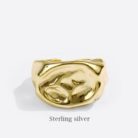 new luxury 925 sterling silver fashion personality adjustable ring creative hip hop style of women jewelry accessories wholesale