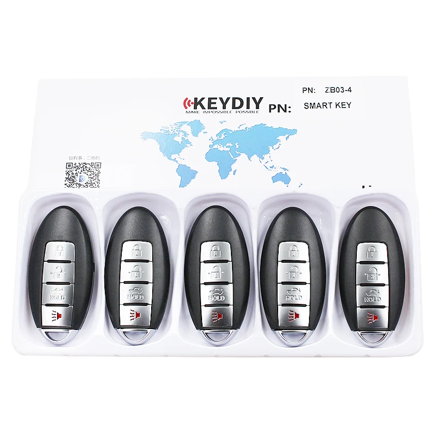 5 шт./лот KEYDIY Универсальный умный ключ Φ для автомобильного ключа замена подходит