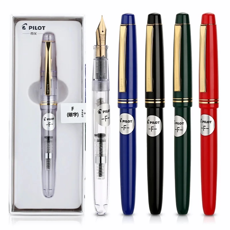 

PILOT 78g 78g+ 22k golden Transparent color original Iridium fountain pen students practice calligraphy ef f m nib