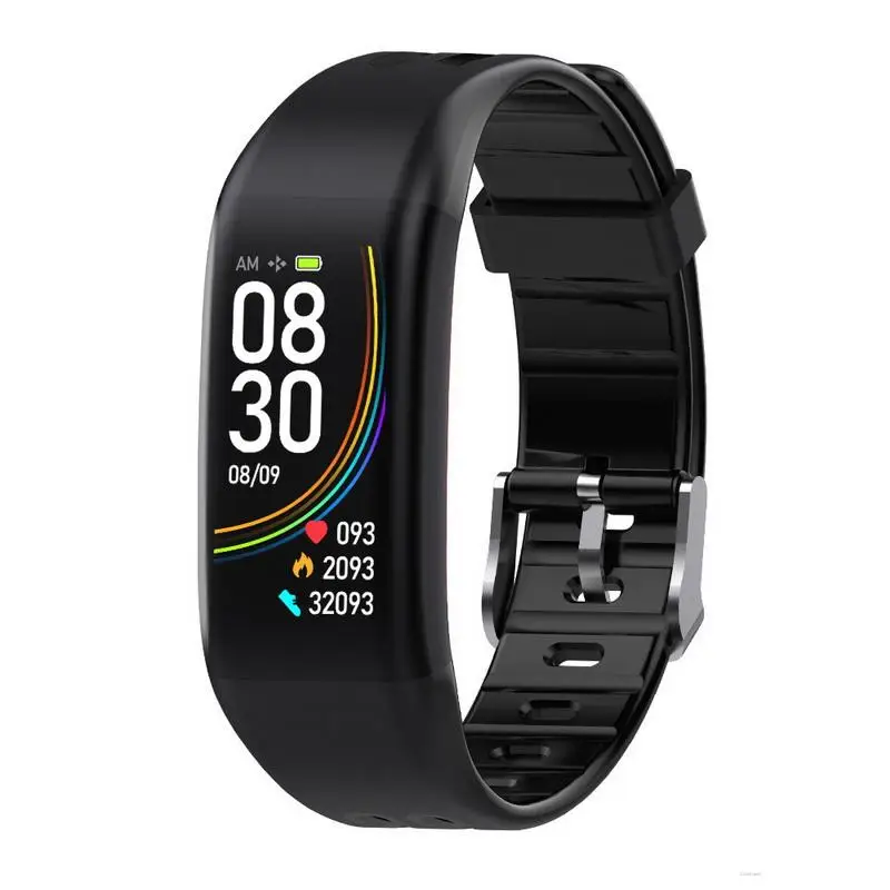 

S5 New Bood Pressure Fitness Heart Rate Meter Step Temperature Smart Bracelet Watch Sports Bracelet
