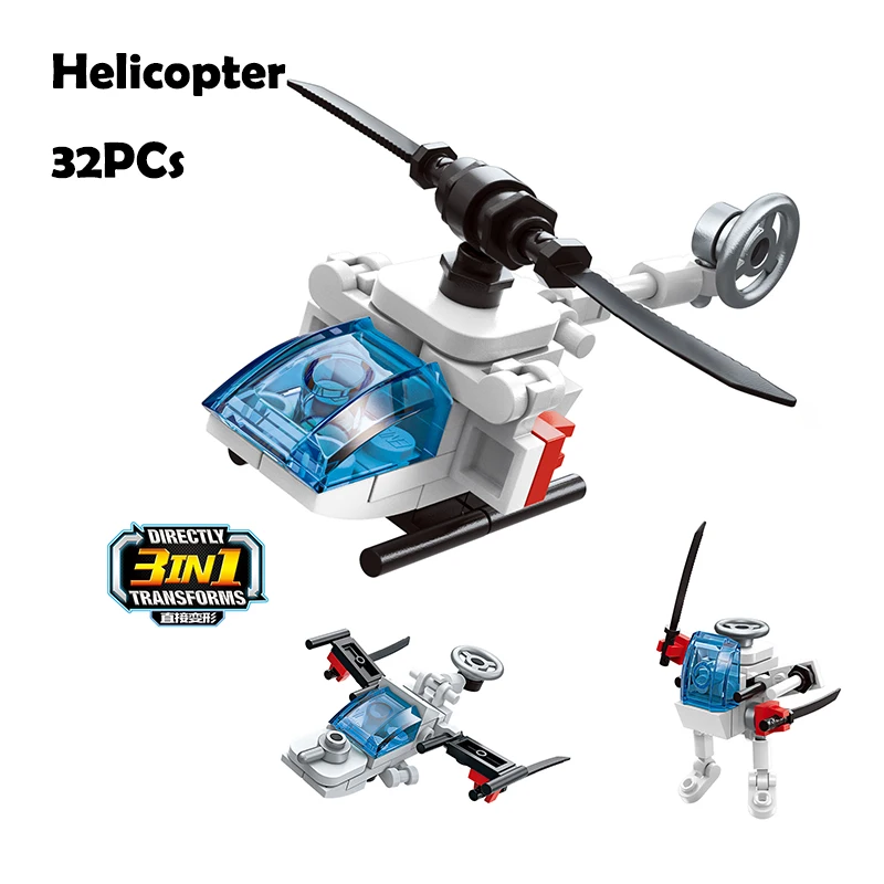 HIPAC 30 стилей высокотехнологичные строительные блоки Фигурки игрушки для детей