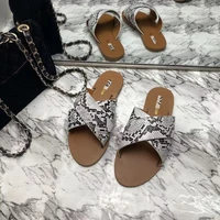 2021 women slippers serpentine double layer snadals flat bottom ladies beach shoes outdoor travel fashion wild new women sandals