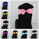 Женский Атласный Галстук-бабочка из спандекса и лайкры, готовый к использованию, украшение для отеля, дня рождения, вечеринки, шоу