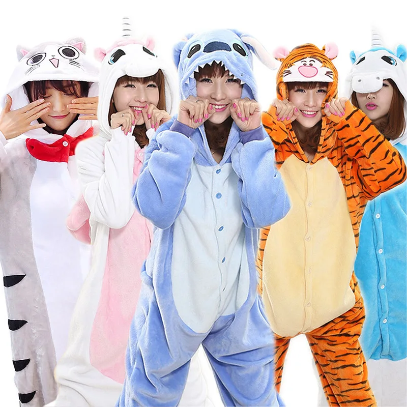 Женская пижама Onesies женщины с капюшоном фланелевой костюм животных косплей унисекс пижама стежка единорог панда пегас пикачу женщины пижама комплект домашняя одежда для женщин