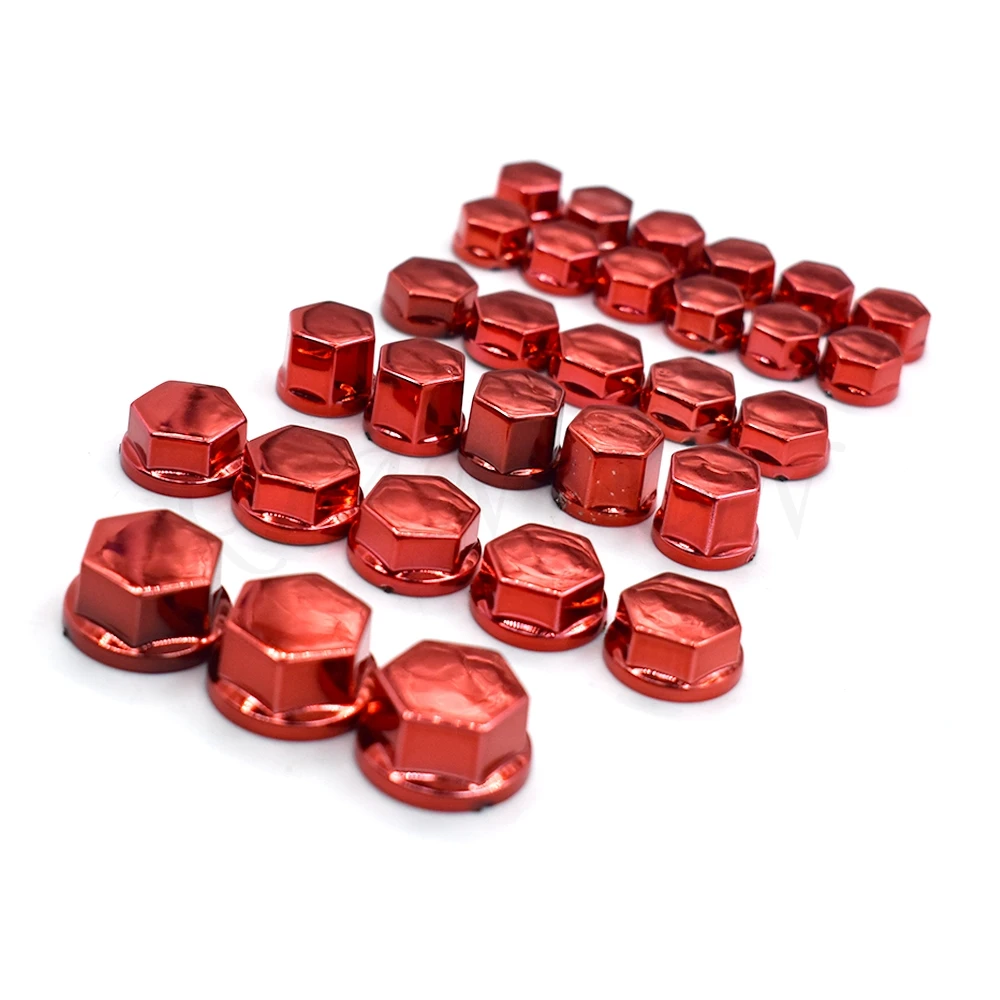 Винтовая гайка для мотоцикла 30 шт. крышка болта украшение модное kawasaki suzuki honda yamaha