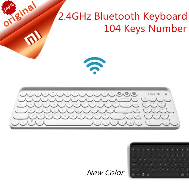 Xiaomi Miiiw Bluetooth клавиатура двойной режим MWBK01 2,4 ГГц Мульти система для Windows PC Mac совместимая Беспроводная портативная клавиатура