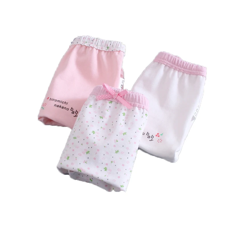Girls panties  100% cotton panties panties  version 1-12 years old 3pcs panties for girls CHU001