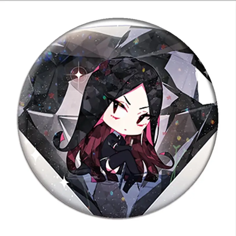 5 шт. блестящие Значки для косплея фосфофиллит брошь значок Коллекция сумок