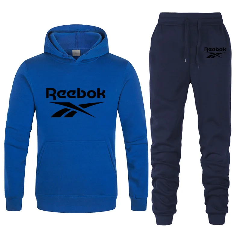 

2021 Men's Hoodie Suit Fashion 2021 Fall Brand Casual Sportswear Men's Suit Sports Two Piece Patchwork Hoodie Pants Men's Suit