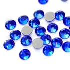 Сапфир SS3 SS4 SS5 SS6 SS10 SS20 SS30 для дизайна ногтей Стразы с плоской задней поверхностью стеклянные кристаллы без исправлений камень декор Стразы