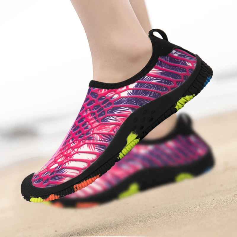 Удобные дышащие быстросохнущие уличные мужские и женские парные пляжные ботинки