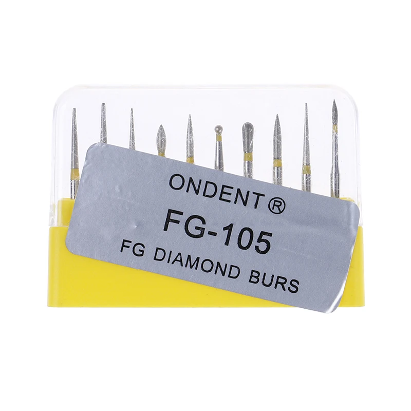 10 шт./кор. Стоматологические алмазные боры сверла для зубов высокоскоростного