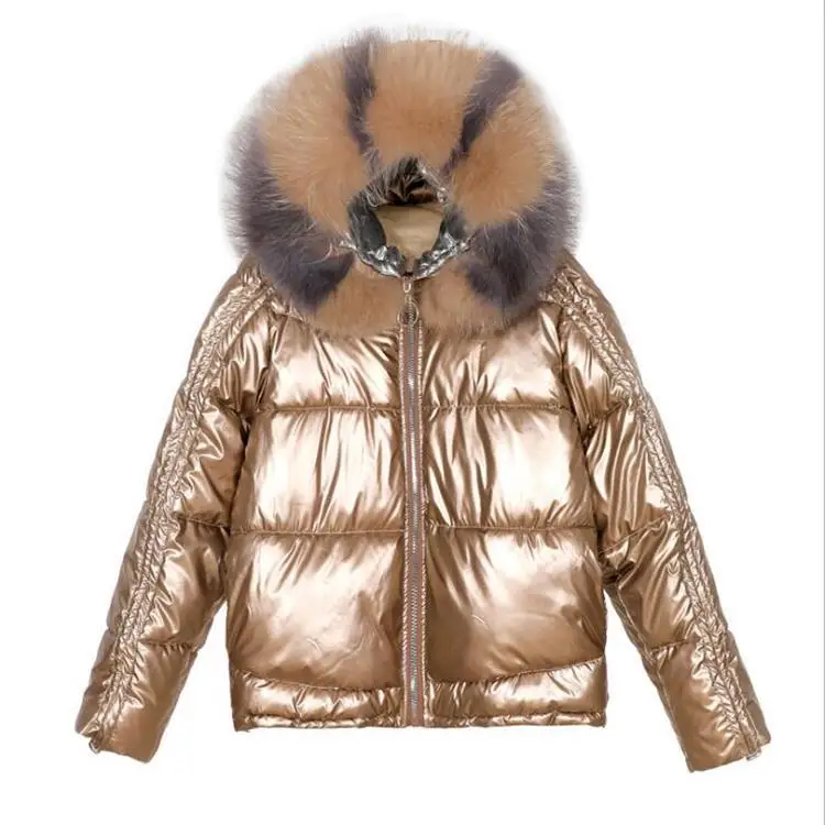 

thickened warm 2020 winter fashion new coat student bright face trend cotton dress coat short cotton padded woman