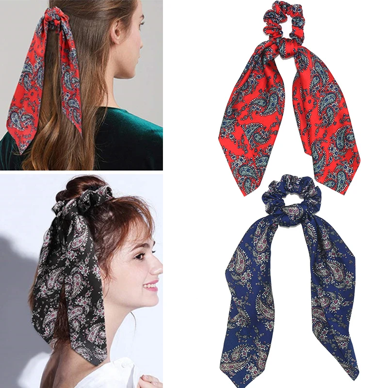 Новый Модный летний шарф для хвоста эластичный держатель волос женщин завязки с