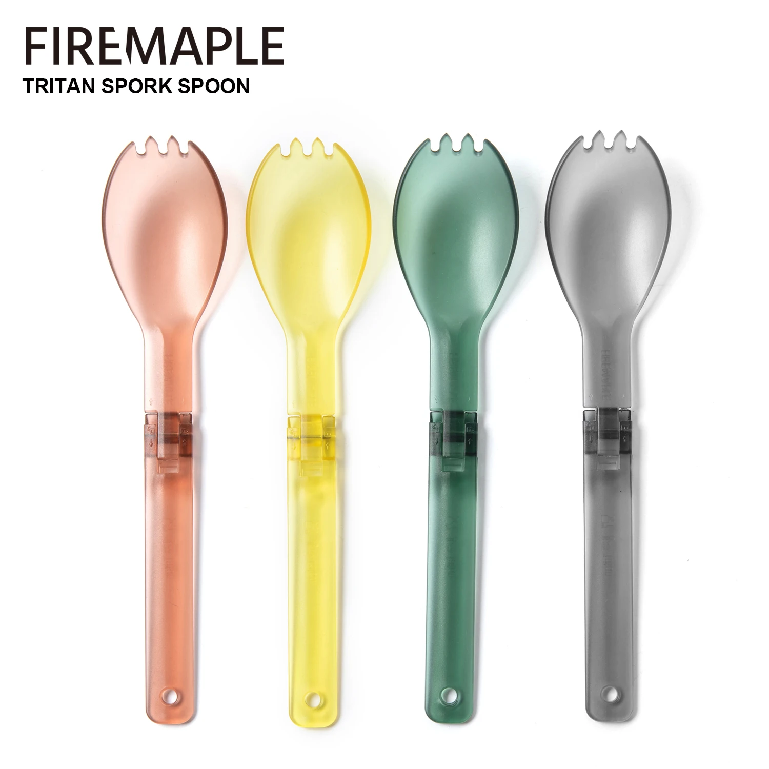 Фото Fire Maple Color Tritan Spork Spoon Camping Portable Tableware Hiking Lightweight Dinner Cookware Fork for Travel Backpacking №1