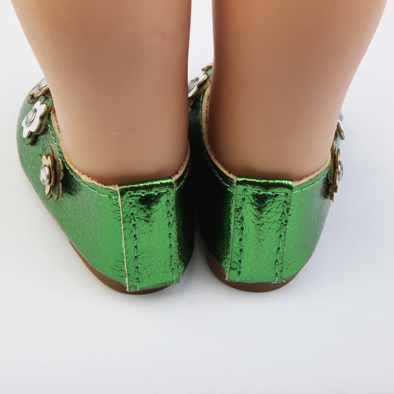 

New Fashion Hot Sale Exquisite Dolls Shoes Girl's Gift Leather Shoes For 18 Inch American Doll For Our Generation Toys For Girls