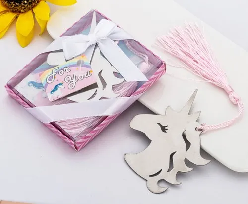 (10 шт./лот) Идеальные подарки на день рождения с единорогом дизайнерские закладки
