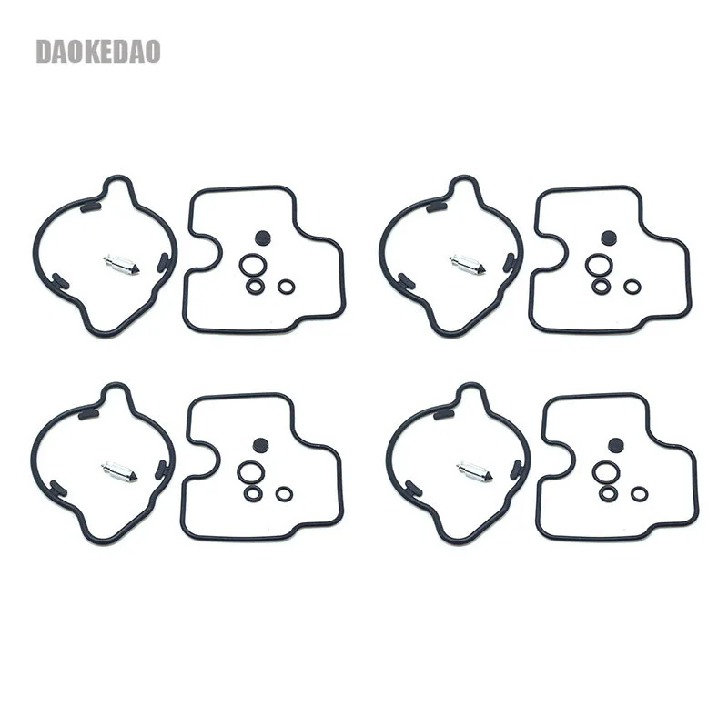 Gaskets and Valves Для Honda CBR600 F3 CBR 600 1995 1996 1997 1998 карбюратор комплект для ремонта и восстановления струя поплавок игольчатый клапан чаша камеры комплект прокладок - Цвет: Gaskets and Valves