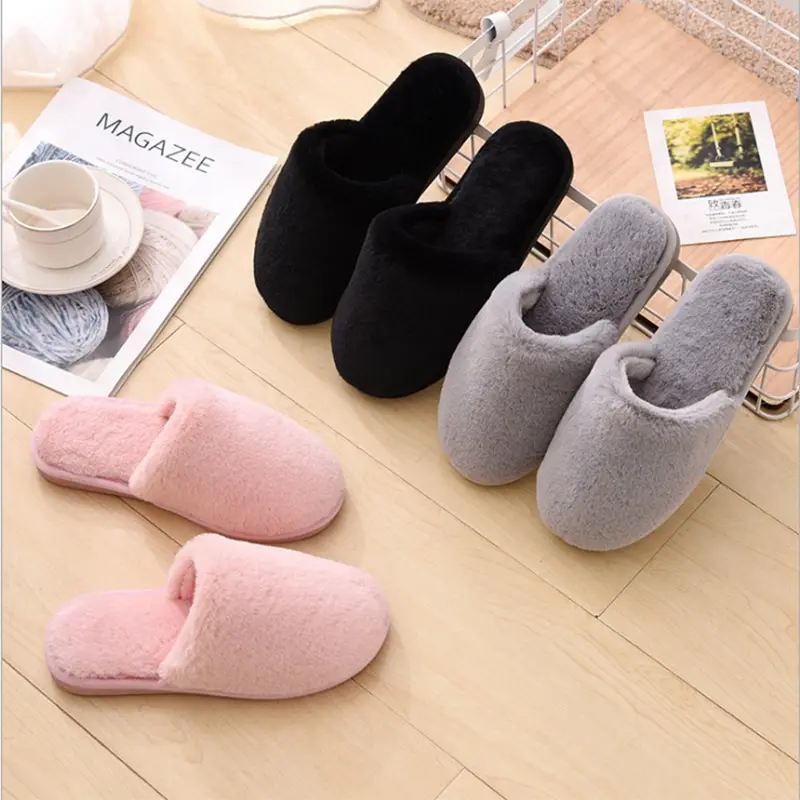 Vertvie/тапочки женские плюшевые мягкие милые хлопковые тапки обувь на нескользящей