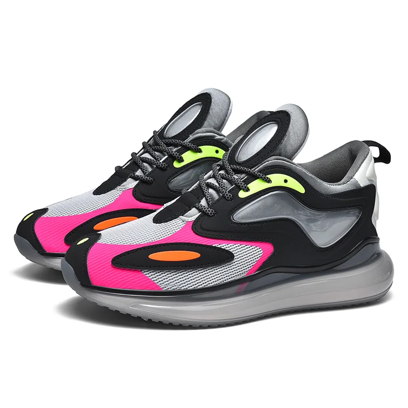 

Men Running Shoes,Non Slip Gym Tennis Shoes,Breathable Air Cushion Luminous Sneakers Walking Workout Sport Shoes