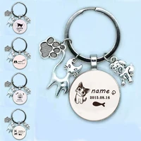 35 alloy new products cat and dog pet cat and dog diy cat and dog name cat and dog birthday personality keychain pet cat dog dog