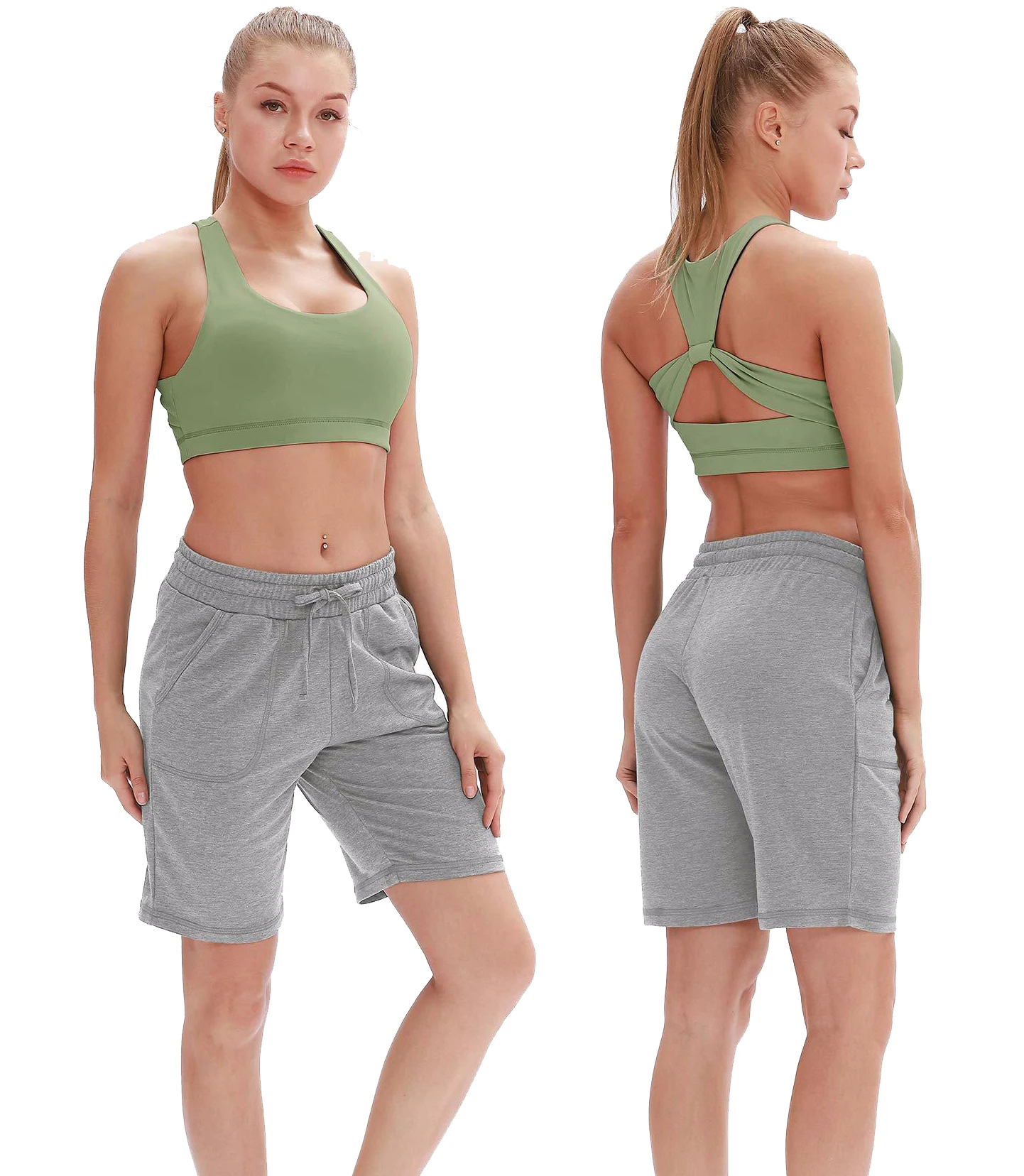 

Women Yoga Sports Tops Bra Vest-Workout Sports Bras - Fitness Athletic Exercise Running Bra Quick Dry Slim Fit