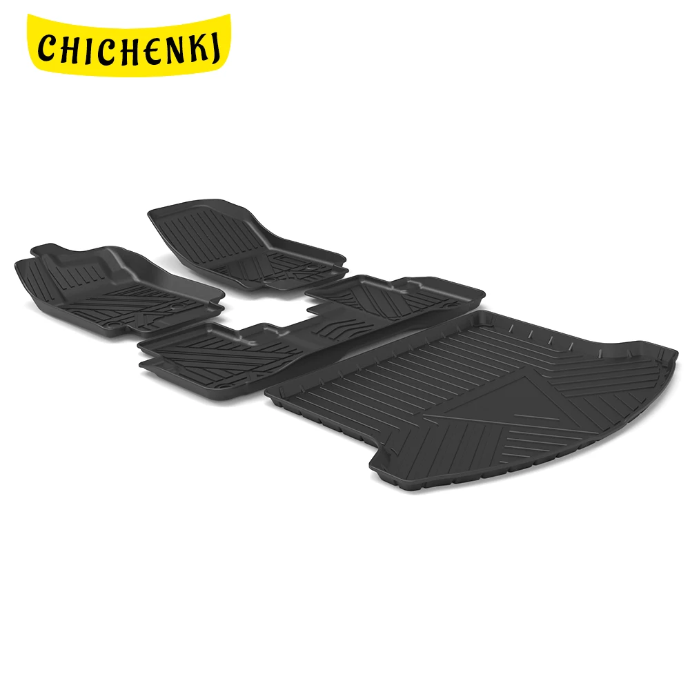 

For Great Wall Haval F7X 2019-2021 Auto Car Floor Mats All-Weather TPE Foot Mats Odorless Pad Waterproof Tray Mat Accessories