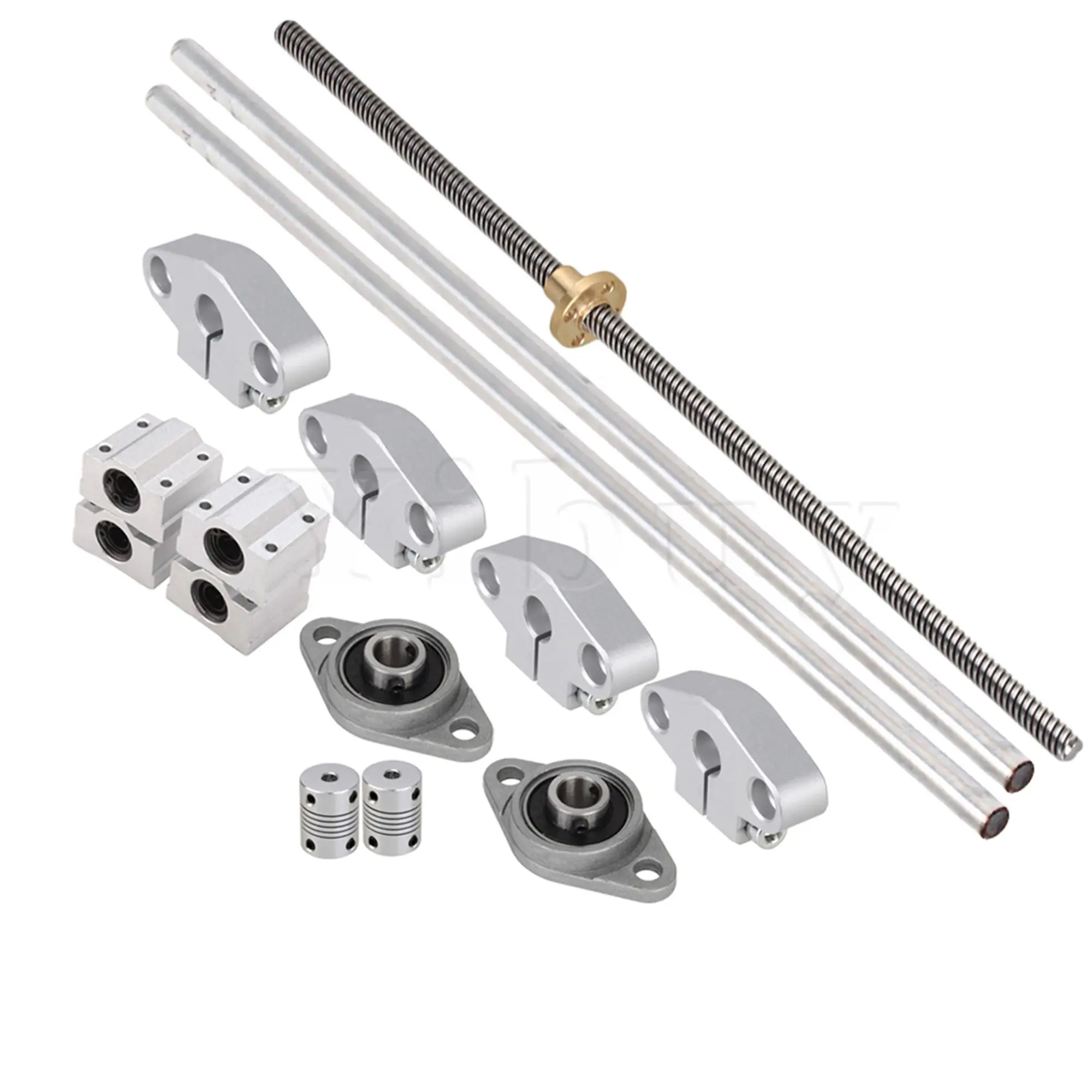 

Vertical 8mm Lead Rod 30cm Optical Axis Rail Slide Pillow Block Bearing