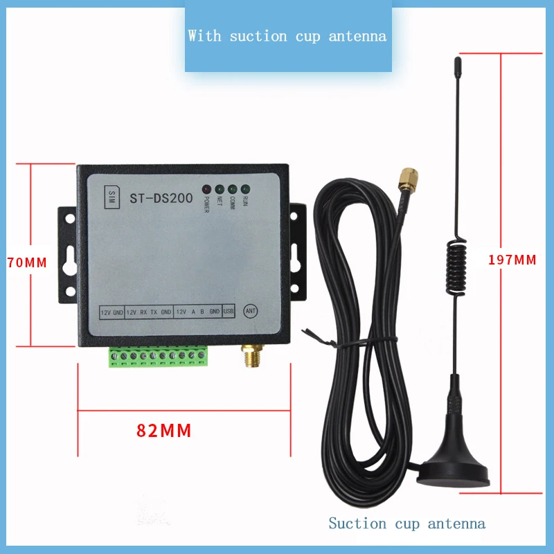 Сельскохозяйственная среда Интернет вещей от 485 до GPRS / 4G Датчик коллектор DTU шлюз