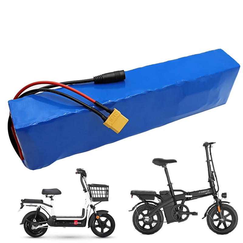 

48V 9.6Ah NCR21700 lithium battery pack 13S2P 500-800W High power&capacity 54.6V Bike conversion kit Scooter ebike battery BMS