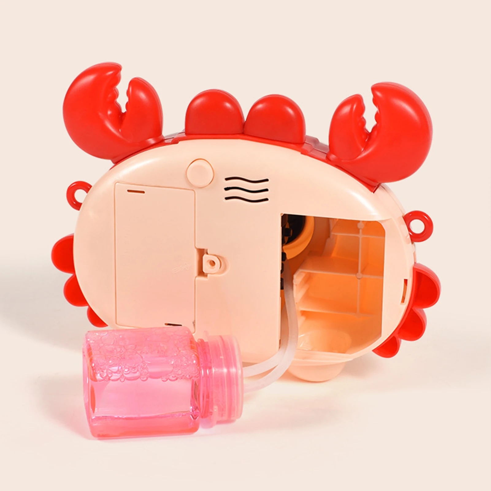 

Cute Crab Bubble Machine With Music And Light Bubble Toys Summer Children Outdoor Suitable For Parties 2 Colors