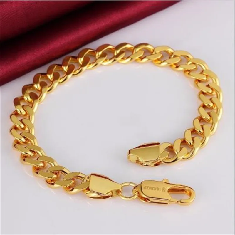 

Punk 18 K Cuban Chain Gold Necklace Men Women 45/50/55/60/65/70/75CM Link Curb Chains Necklaces For Women Fashion Jewelry Choker