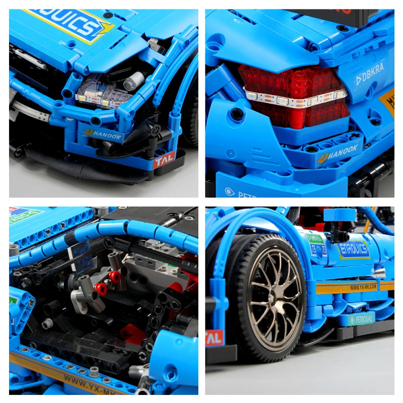 1989 шт Строительные блоки Technic пульт дистанционного управления Benzs MOC-6687 RC модель
