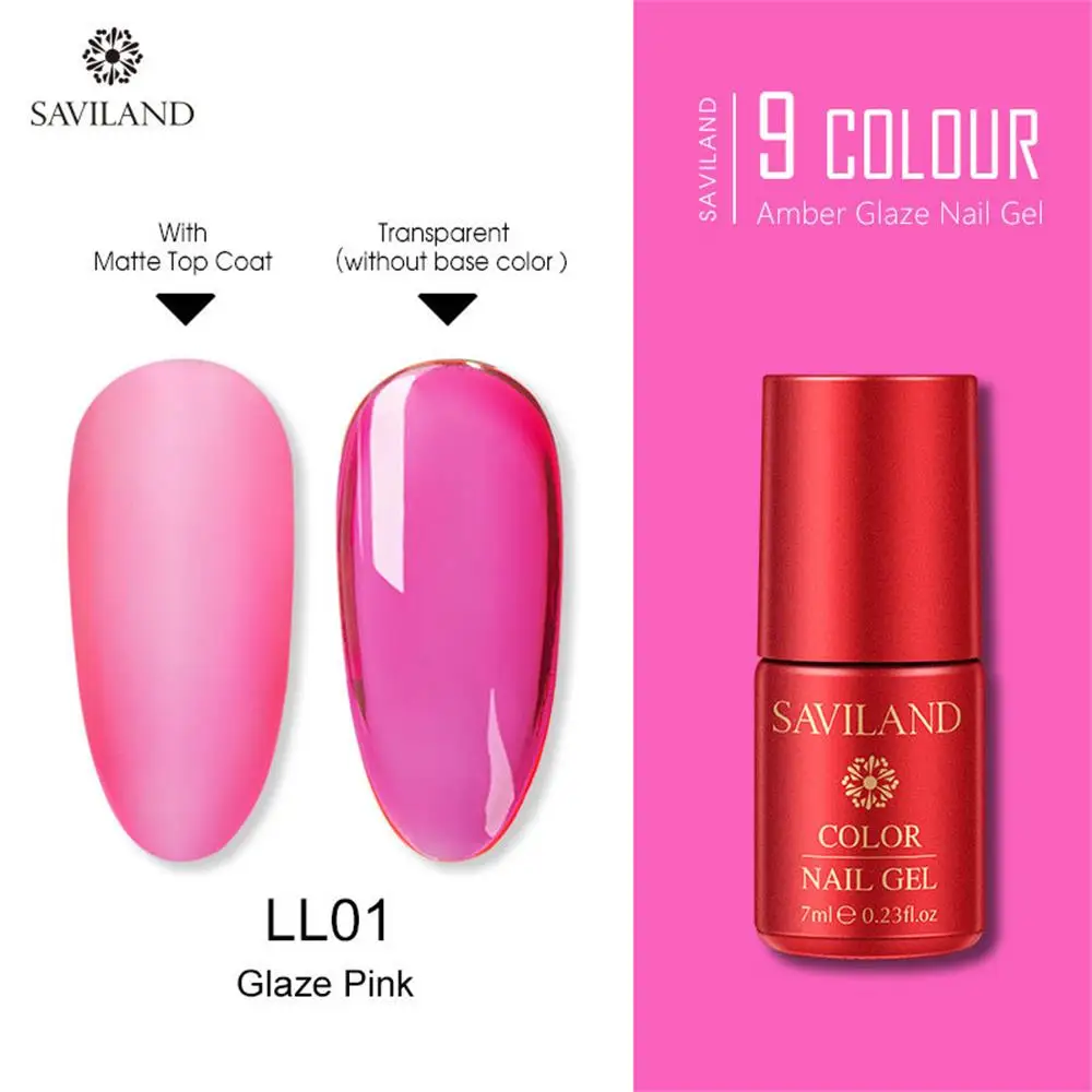 Новый Опаловый стеклянный лак для ногтей Желейный Янтарный гель Радужный