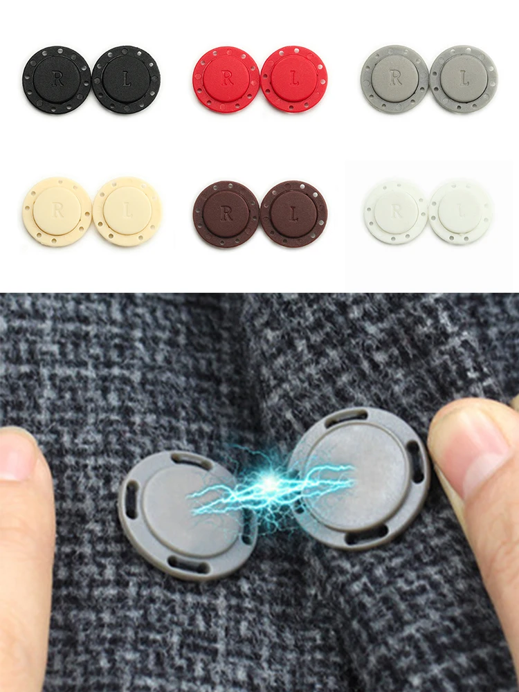 

Sewing Accessories Invisible Magnet Buttons for Clothing Buckle Snaps for Clothes Embellishments Bottons Clothing Decoration